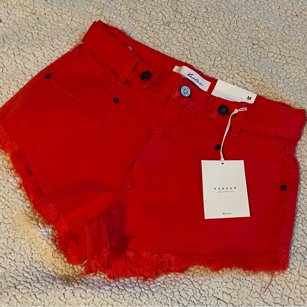 KanCans red shorts